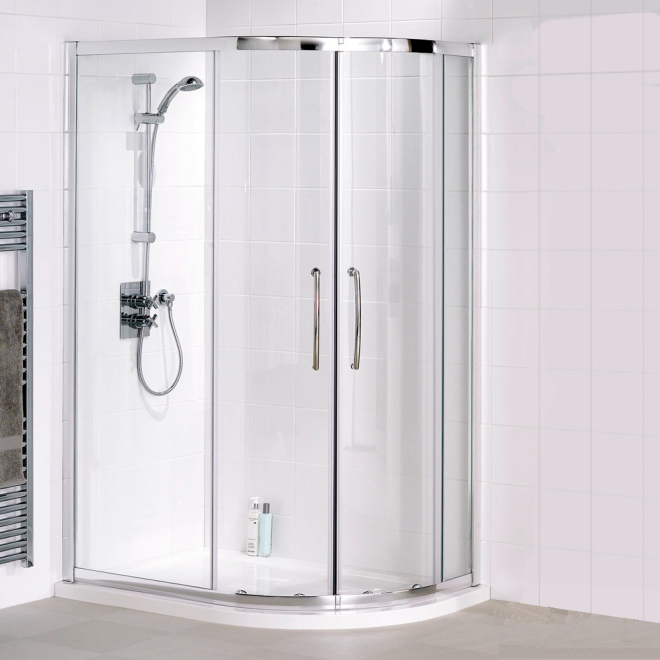 Lakes Classic 900 Easy-Fit White Quadrant Shower Enclosure