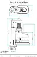 Skylo 3 Part Dual Flush Height Adjustable Toilet Cistern Syphon - AS01/3P - Viva Sanitary