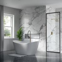 Grey Sparkle HydroSafe Bathroom Wall Panels