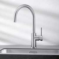 Rievaulx Brushed Nickel Pull Out Kitchen Sink Mixer Tap