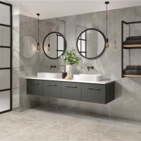 Multipanel Taupe Grey Metro Tile Effect Shower Board