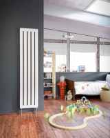 Cove Double Sided 550 x 413mm Designer Radiator Anthracite Texture - DQ Heating