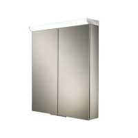 Scudo Prospr Bluetooth LED Mirrored Bathroom Cabinet - Double Door - 600 x 700mm
