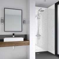 Durapanel Carrara Marble 1200mm S/E Bathroom Wall Panel By JayLux