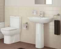 Ankam Rimless 4 Piece Toilet & Basin Set