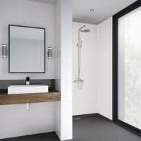 Pearlescent White Showerwall Panels