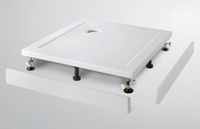 Lakes Showering spaces 1500 x 800mm Seated Shower Tray with In-Line Panel & Pivot Door