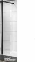 Supreme 1400mm Wetroom Panel & Floor-to-Ceiling Pole