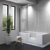 Wall Mounted Black Fold Down Shower Seat - Euroshowers