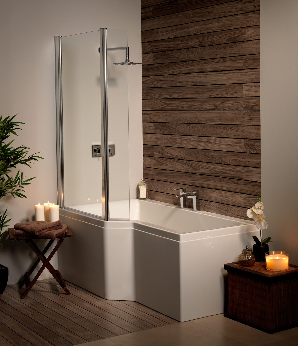 Carron Urban Edge Shower Bath