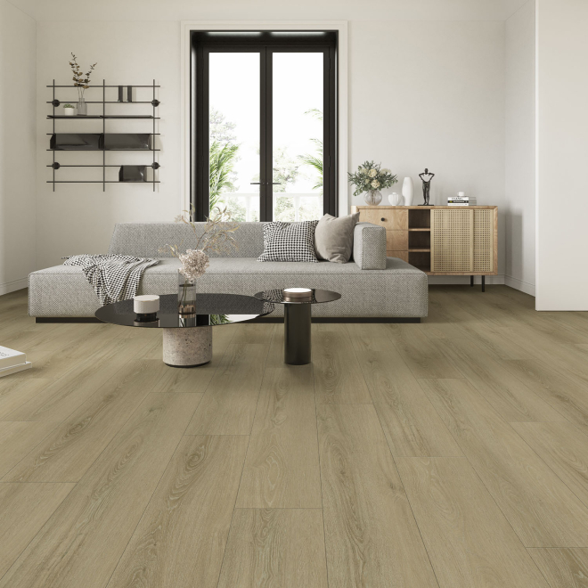 Clever Click Rigid Portland Beech XL Planked Flooring 2.24m2 Per Pack