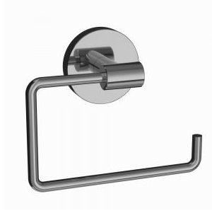 Jaquar Continental Black Chrome Square Toilet Roll Holder  