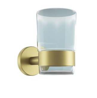 Jaquar Continental Brass Matt Tumbler And Holder