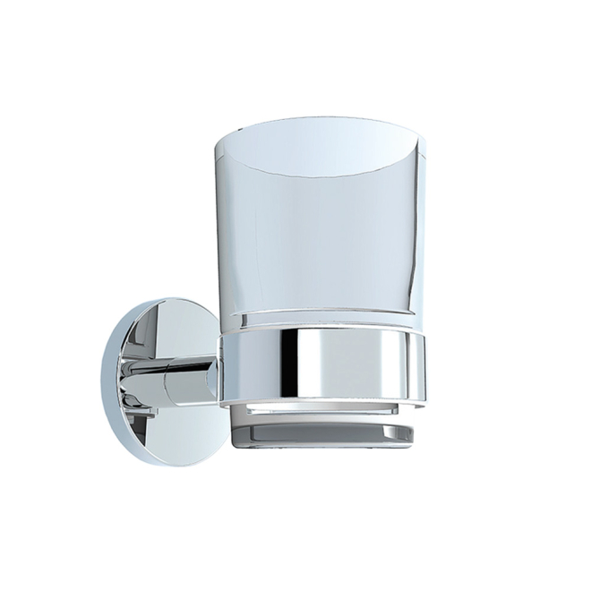 Jaquar Continental Chrome Tumbler And Holder 