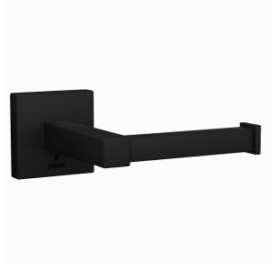 Jaquar Kubix Prime Black Matt Toilet Roll Holder