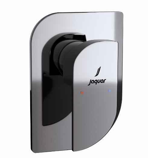 Jaquar Alive Black Chrome Manual Shower Mixer With Concealed Valve