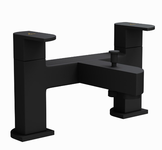 Jaquar Alive Black Matt 2 Hole H Type Bath And Shower Mixer