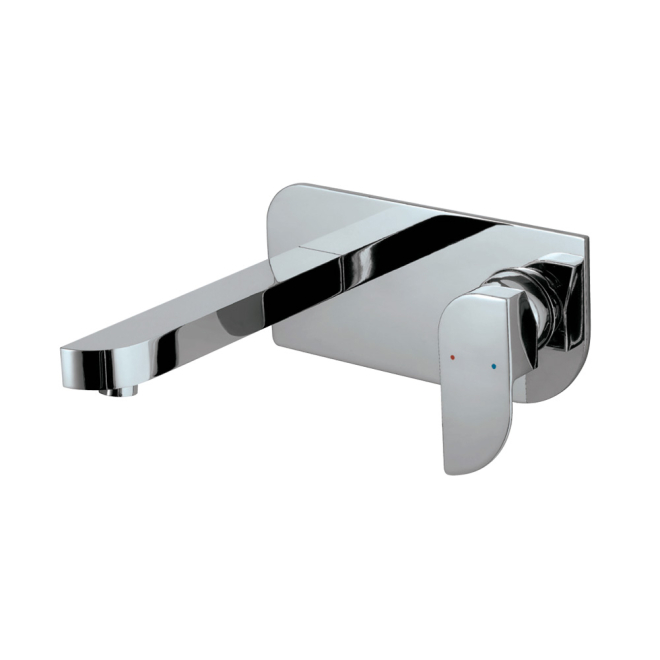 Jaquar Alive Chrome 2 Hole Wall Mounted Basin Mixer With Concealed Valve  