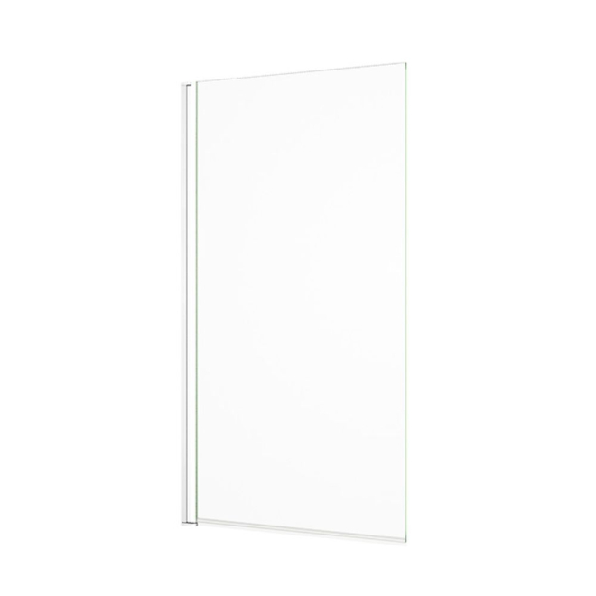 Abacus Matt White Bath Screen 800 x 1500mm