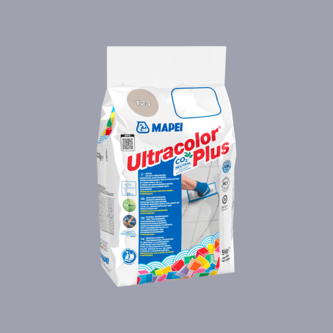 Mapei Ultracolor Plus Arctic Grey Grout 127 - 5KG