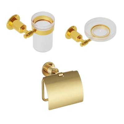 Artize VIC Accessories Bundle In Bright Gold PVD By Jaquar 