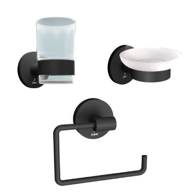 Jaquar Continental Prime Accessories Set In Black Matt