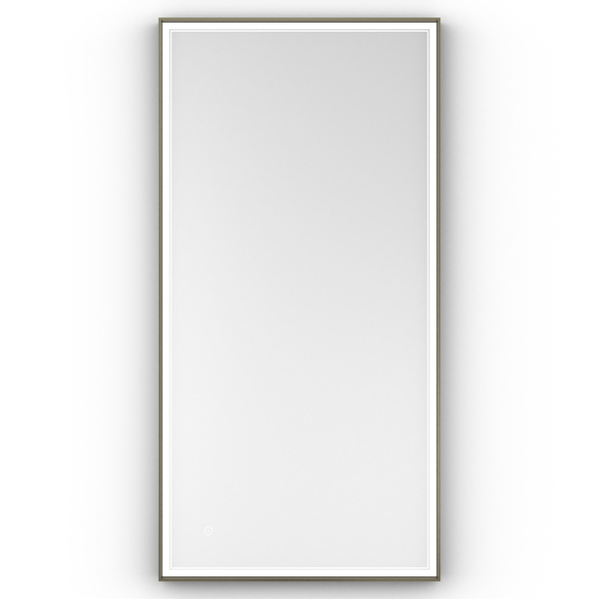 Origins Living Astoria 140 Brushed Brass Illuminated Bathroom Mirror