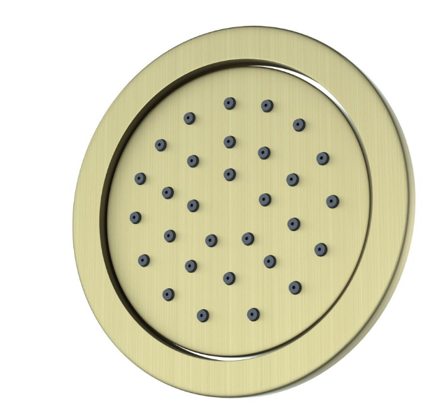 Jaquar Brass Matt Tilting Round Bodytile 120mm Body Jet  