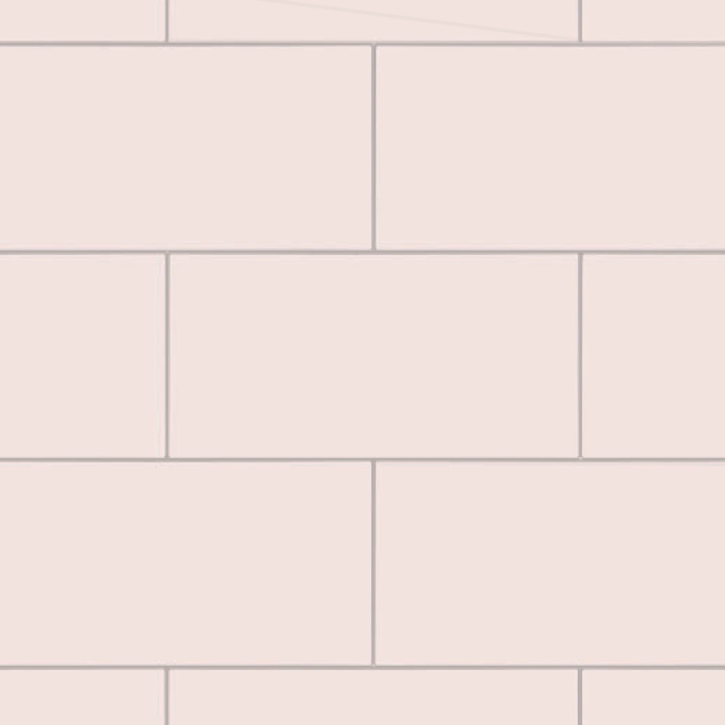 Blush Wetwall Tile Collection Metro Tile Effect Panels