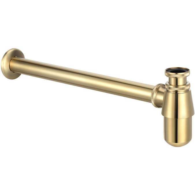 Anatra Brushed Brass Exposed Bottle Trap