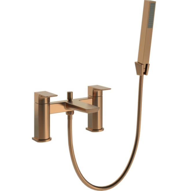 Buff Brushed Bronze Bath Shower Mixer