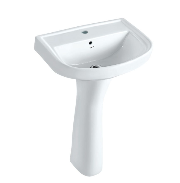 Jaquar Continental Prime Wall Hung Basin With Full Pedestal