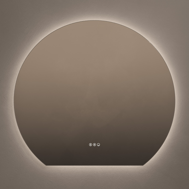 Origins Living Claris Round Cut Illuminated Bathroom Mirror