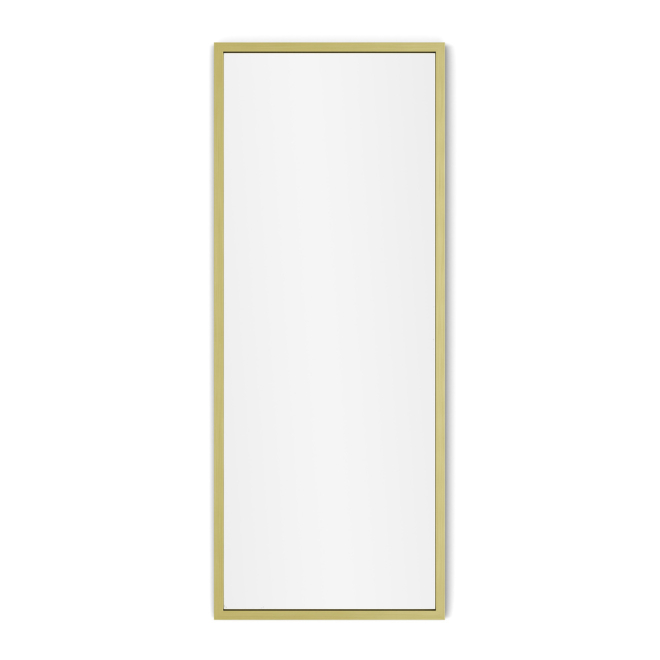 Origins Living Docklands 41 Brushed Brass Rectangular Mirror