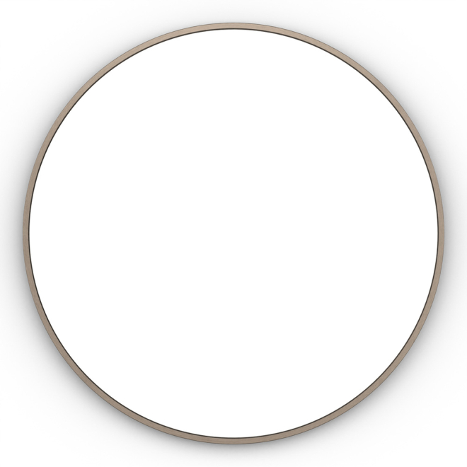 Origins Living Docklands 60 Brushed Bronze Round Mirror