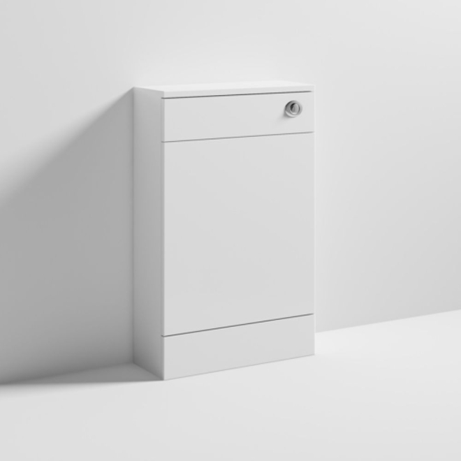 Nuie Eden 500mm White Toilet Unit