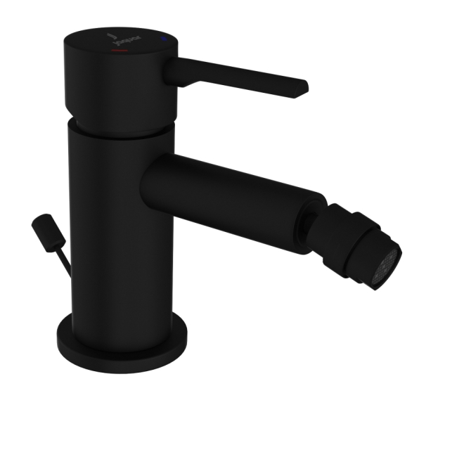 Jaquar Florentine Prime Black Matt 1 Hole Bidet Mixer With Popup Waste System 