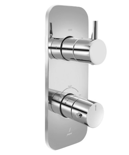 Jaquar Florentine Prime Chrome 2 Outlet Thermostatic Shower Mixer With In Wall Part 