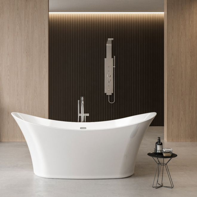 Charlotte Edwards Harrow 1700 x 700mm Modern Freestanding Bath