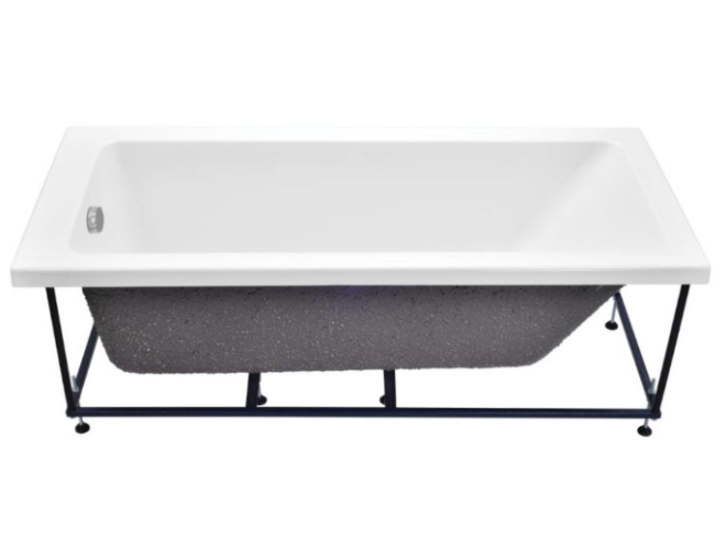 Jaquar Fonte 1500x750mm Built-In Bath Tub With Powder Coated MS Frame