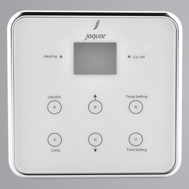 Jaquar Steam Generator Control Panel White Square