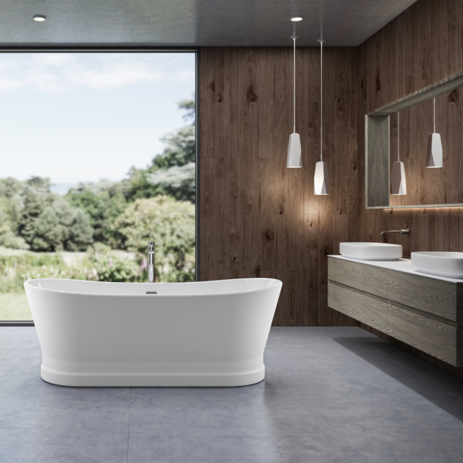 Charlotte Edwards Jupiter 1700 x 700mm Freestanding Bath