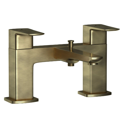 Jaquar Kubix Prime Antique Bronze 2 Hole H Type Bath And Shower Mixer 