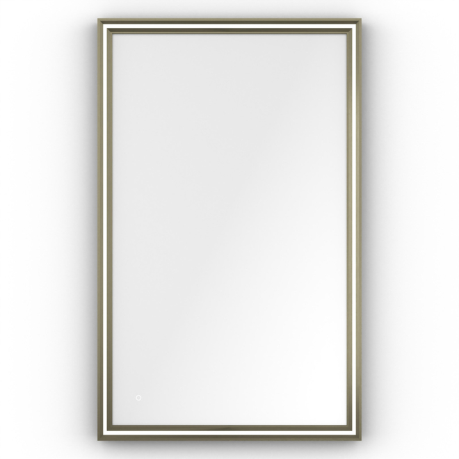 Origins Living Lexington 120 Brushed Bronze Illuminated Bathroom Mirror