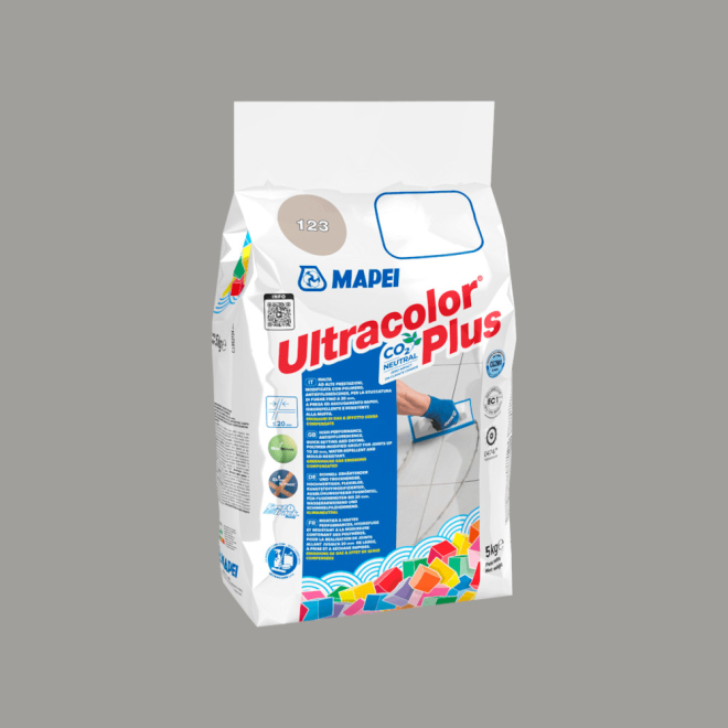 Mapei Ultracolor Plus Medium Grey Grout 112 - 5KG