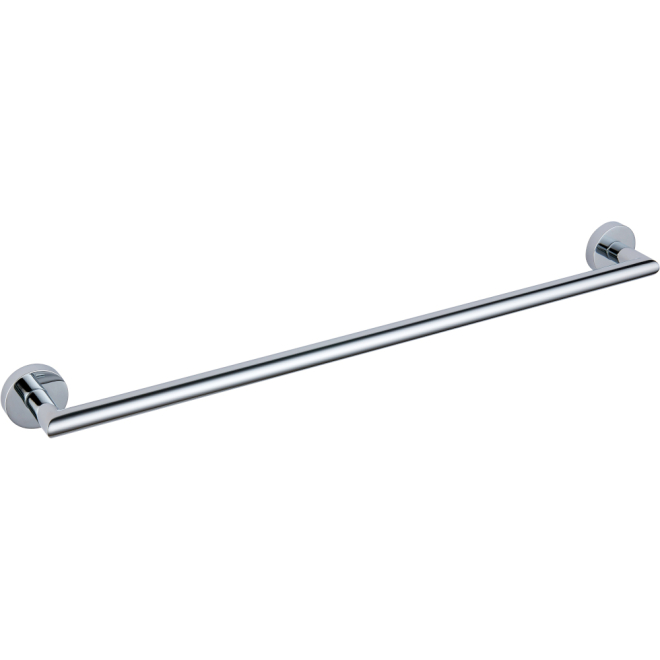 Tailored Bathrooms Melbourne Round Single Chrome Towel Rail