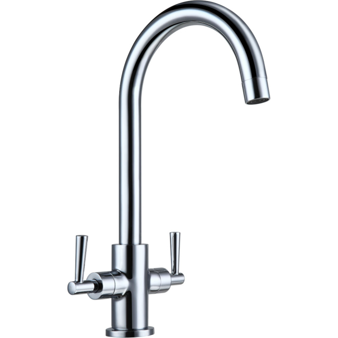 Monmouth Dual Lever Chrome Kitchen Tap