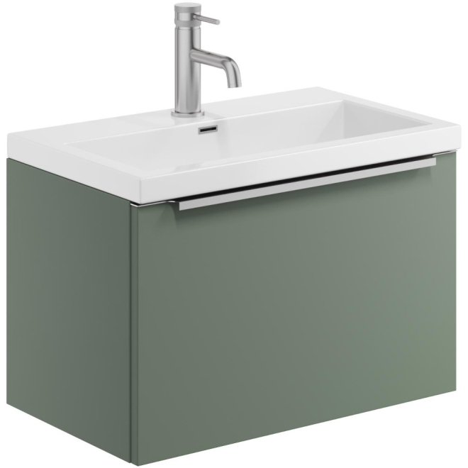 Scudo Muro 600 Reed Green Wall Hung Vanity