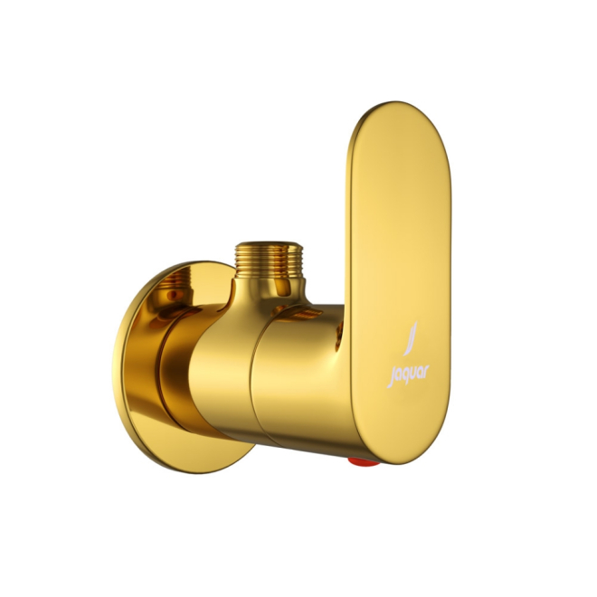 Jaquar Opal Prime Bright Gold Wall Mounted Stop Valve   