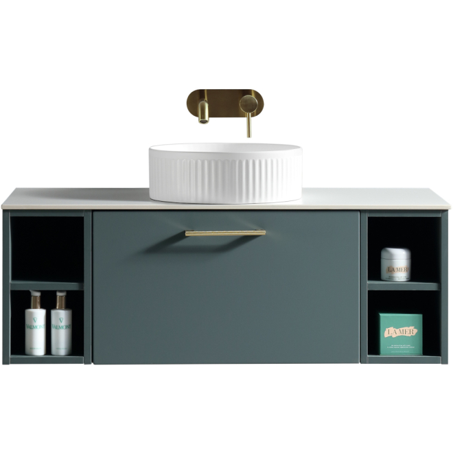 Piatta Smoked Sage 1000mm Wall Hung Vanity Unit